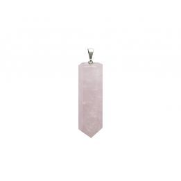 Cuarzo Rosa Colgante Punta Facetada 3.5cm